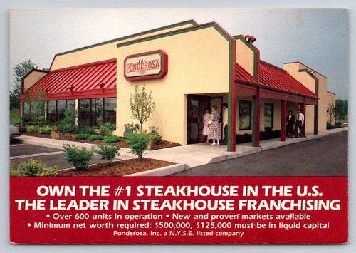 Vintage ponderosa steakhouse - ponderosa,